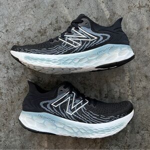 New Balance 1080v11 Fresh Foam Black & White Running Shoes Women’s Size 8D Wide